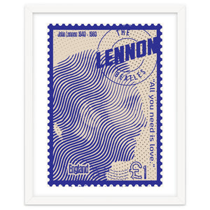 John Lennon Stamps Art by Doa Project