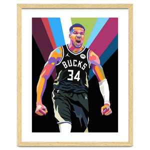 Giannis Antetokounmpo art by Ndhon