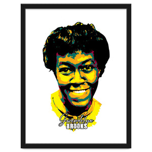 Gwendolyn Brooks American Poet Legend by taurungka