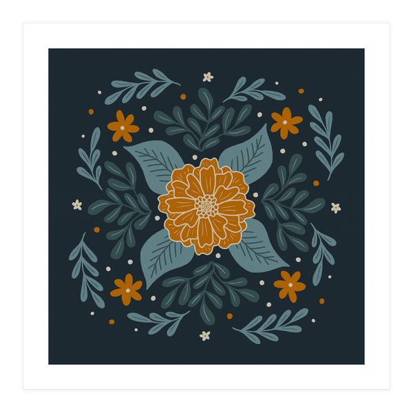 Circular Flowers 3 (Print Only)