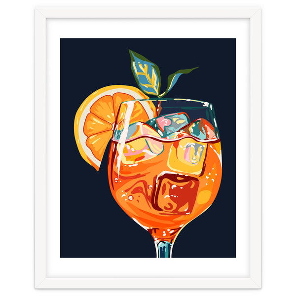 Hawaiian Cocktail, Fresh Orange Fruity Mimosa, Pop Of Color Food Bohemian Eclectic Modern Drink