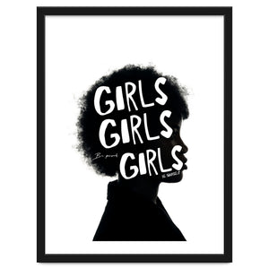 Girls Girls Girl Feminist women Empowerment by neeteshdsgn