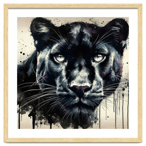 Watercolor Panther by Chromatic Fusion Studio