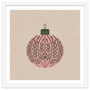 Christmas globe with branches by Wackapacka