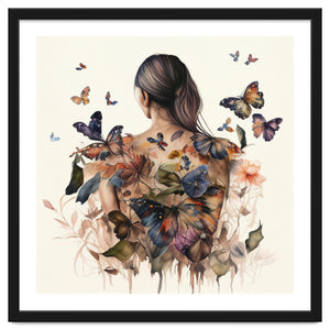 Butterfly Shoulder Bloom by Chromatic Fusion Studio