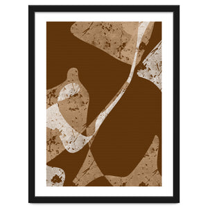Brown Abstract Minimalist by Yuli Saputra