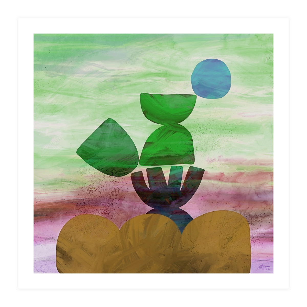 Balance (green) (Print Only)