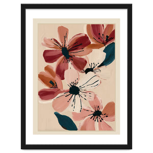 Blush And Wine Blossoms II by Branka Kodžoman