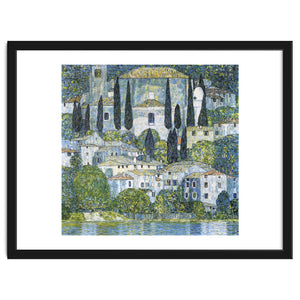 Gustav Klimt – Kirche in Cassone (1913) | Vibrant Landscape Masterpiece Art Print by William Morrin