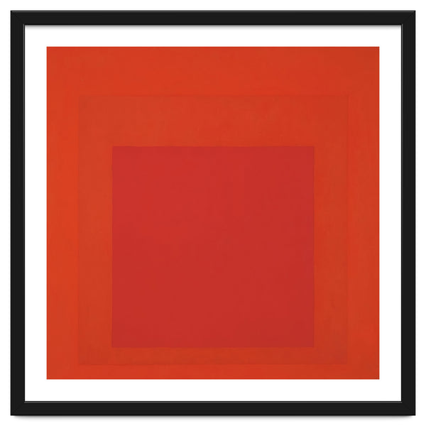 JOSEF ALBERS - HOMAGE TO THE SQUARE RED