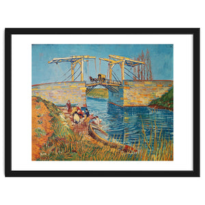 Drawbridge at Arles with a group of washerwomen (pont de Langlois, Arles, France). by Album