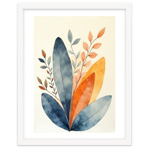 Modern Contemporary Art Flower by Caramel