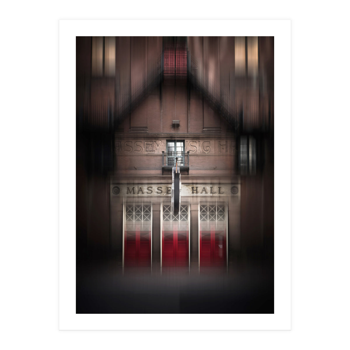 Massey Hall No 1 Color Blur Version (Print Only)