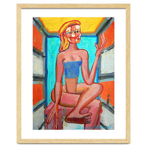 Mujer En La Silla 10 by Diego Manuel Rodriguez