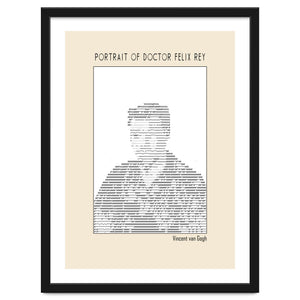 Portrait Of Doctor Felix Rey (ascii Art) by Doa Project