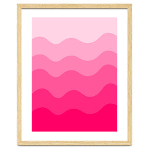 Pink gradient design by Baobab print store