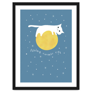 Flying cosmic cat by natural neutral