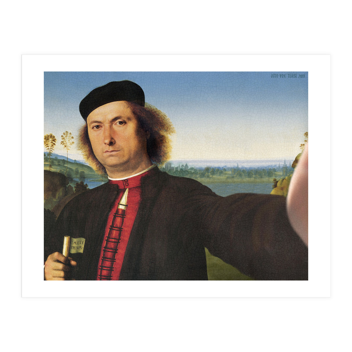 Francesco delle Opere - Pietro Perugino - Selfie (Print Only)