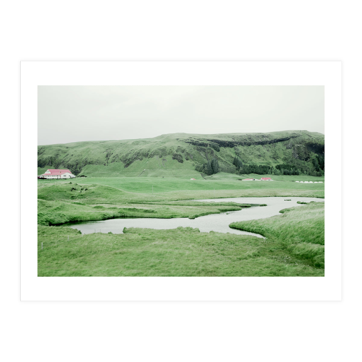Pond and house in the middle of nowhere - Iceland (Print Only)