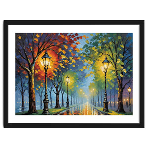 Rainy Abstract Art Nature by Caramel