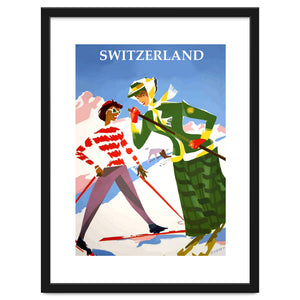 Skiing in Switzerland by Hermes