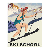 Ski School Colorado (Print Only)