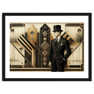 Gatsby Art Deco Noir by Chromatic Fusion Studio