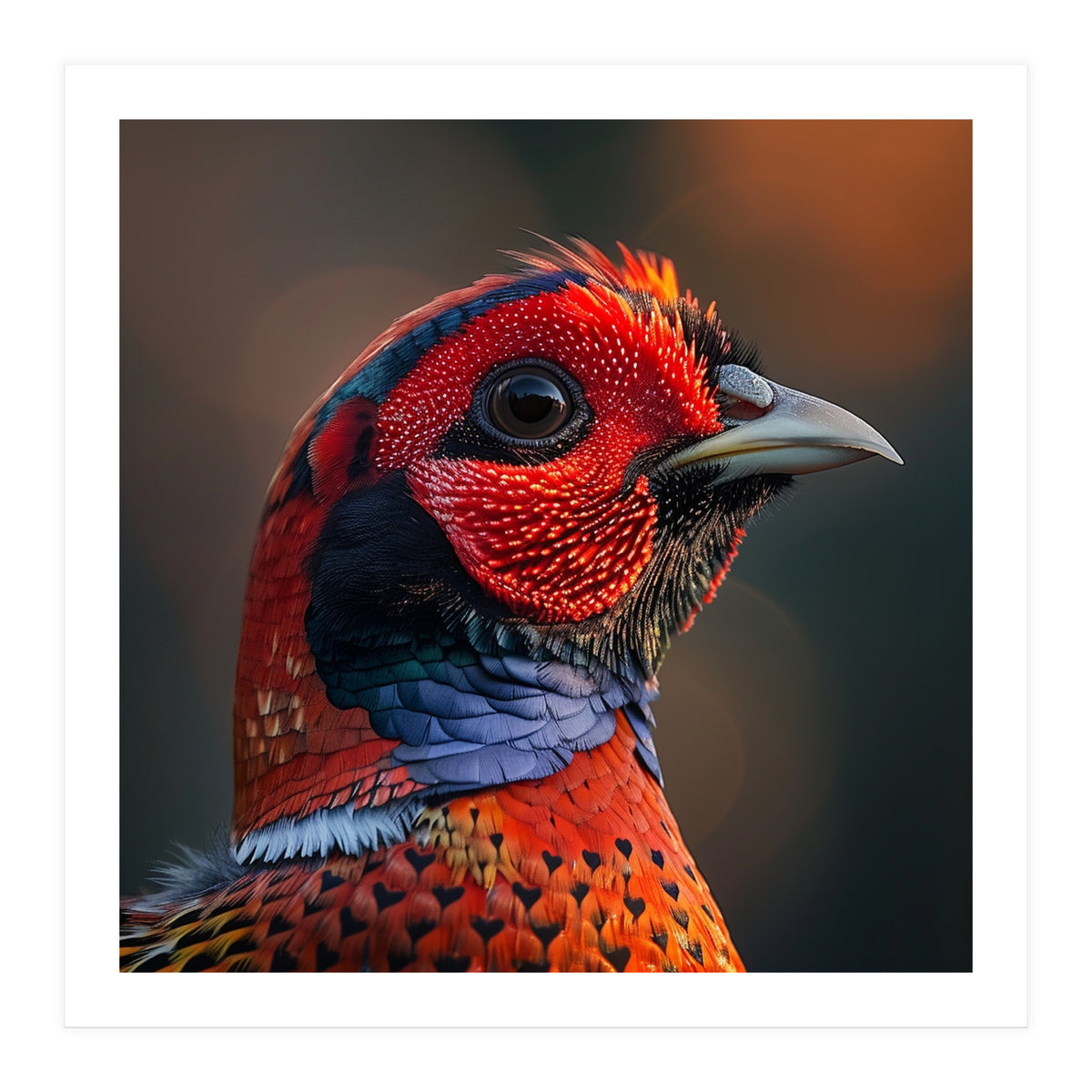 Close Up Pheasant Bird (Print Only)