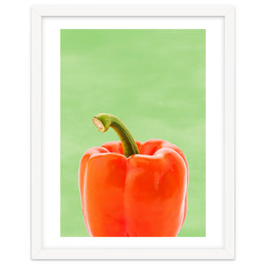 Red Bell Pepper, Fresh Kitchen Art, Capsicum Chilli by neeteshdsgn
