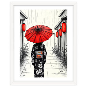 Red Umbrella by Caramel