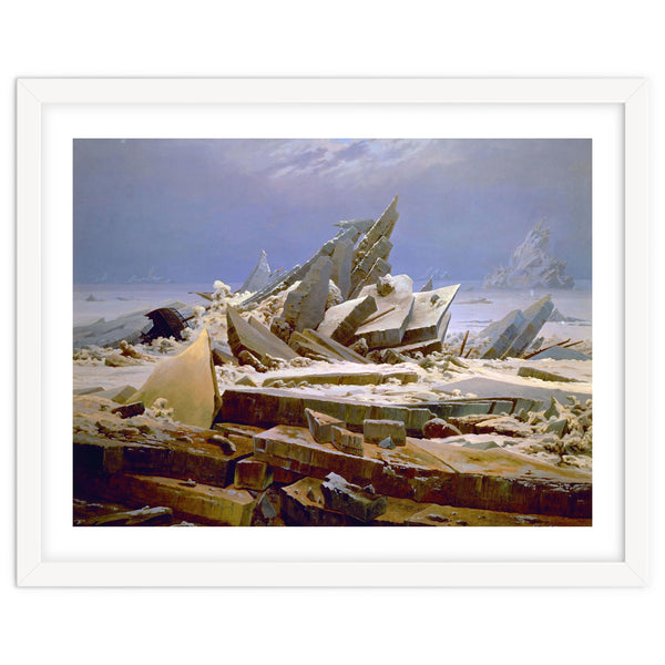 'The Sea of Ice', c. 1823-1824, Oil on canvas, 96.7 x 126.9 cm.