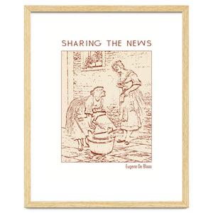 Sharing The News – Eugene De Blaas by Doa Project