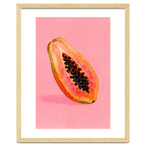 Papaya fruit illustration by neeteshdsgn