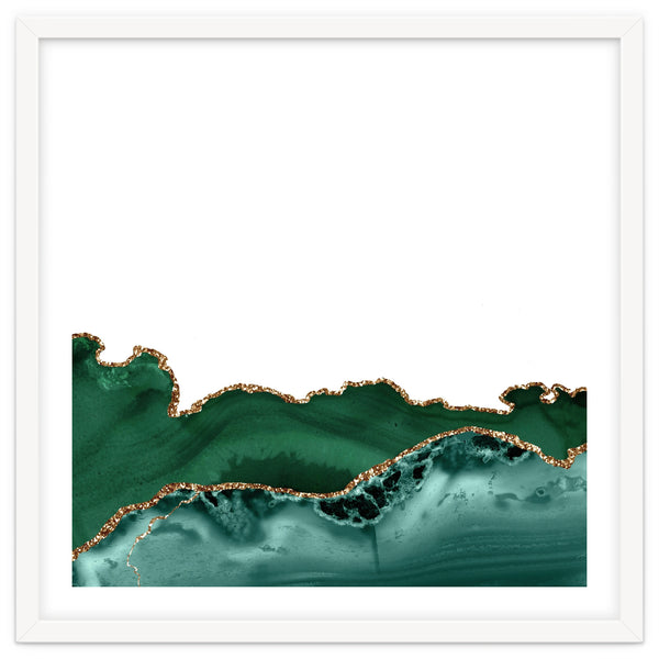 Emerald & Gold Agate Texture 12