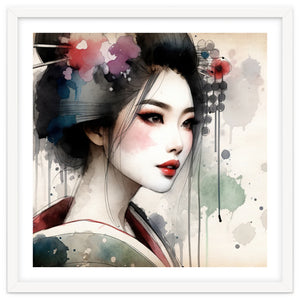Soft Bloom Modern Geisha by Chromatic Fusion Studio