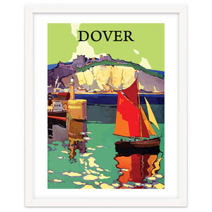 Dover, Sailing boat Near the Coast by Hermes