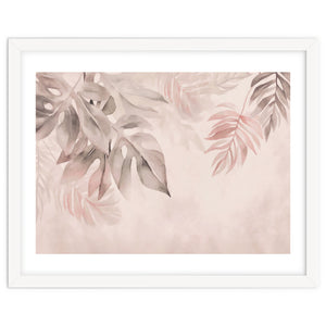 Gentle Leaf Tropical Whispers Watercolor Blush by Andrea Haase