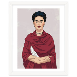 Vibrant Frida Kahlo by neeteshdsgn