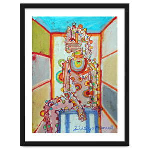 Mujer En La Silla 14 by Diego Manuel Rodriguez
