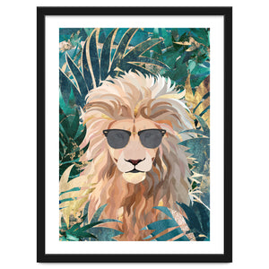Lion Jungle wearing sunglasses by Sarah Manovski