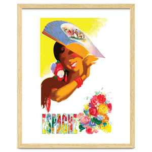 Spain, Woman With a Fan by Hermes