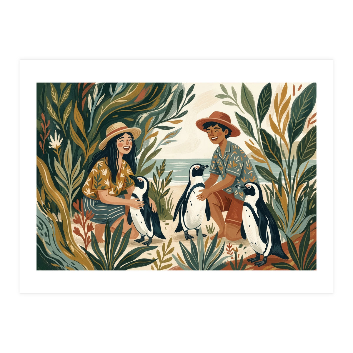 Coastal Penguin Adventure (Print Only)