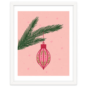 Christmas Globe with tree branch by Wackapacka