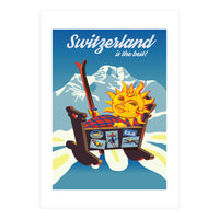 Switzerland, the Cradle of Ski Sports (Print Only)