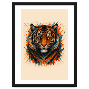 Tiger Animal Watercolor by Agus Creative