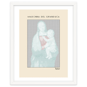 Madonna del Granduca (1505) – Raphael (ascii art) by Doa Project