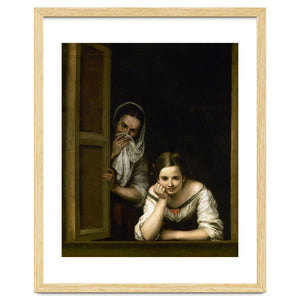 Bartolome Esteban Murillo:Two Women at a Window, c.1655/1660. National Gallery of Art Washington DC. by Album