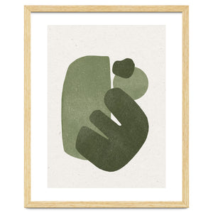 GREEN SHAPES NO.1 by THE MIUUS STUDIO