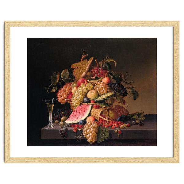 Paul Lacroix (Activo en Nueva York, entre 1855 y 1869-). The Abundance of Summer (s.f). Oil on ca...