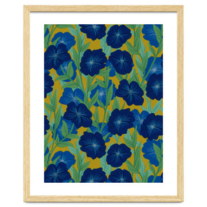 Bold Bloom Blue by DesigndN